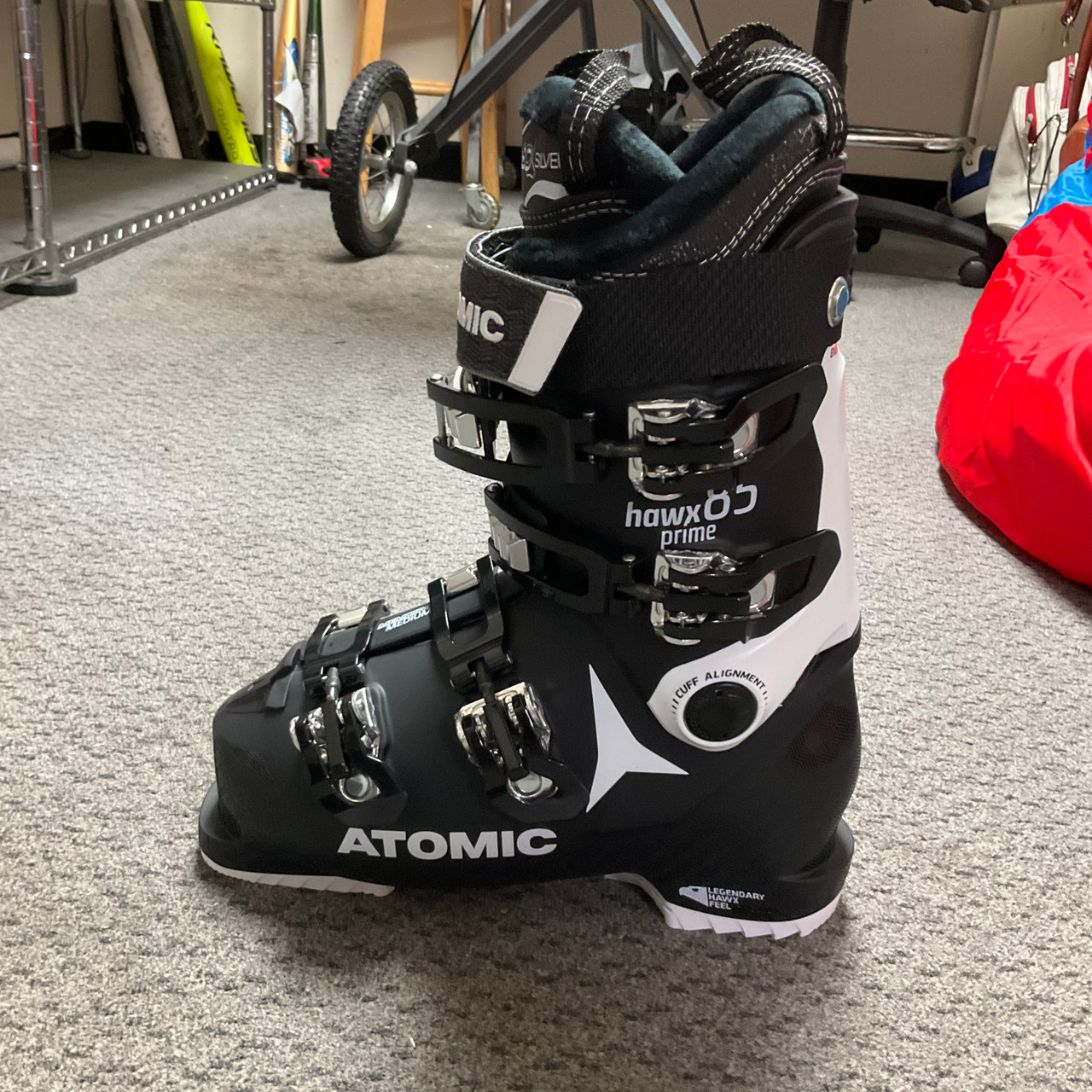 Used Atomic ATOMIC HAWX PRIME 85 W Womens DH Ski Boot Black 235 MP