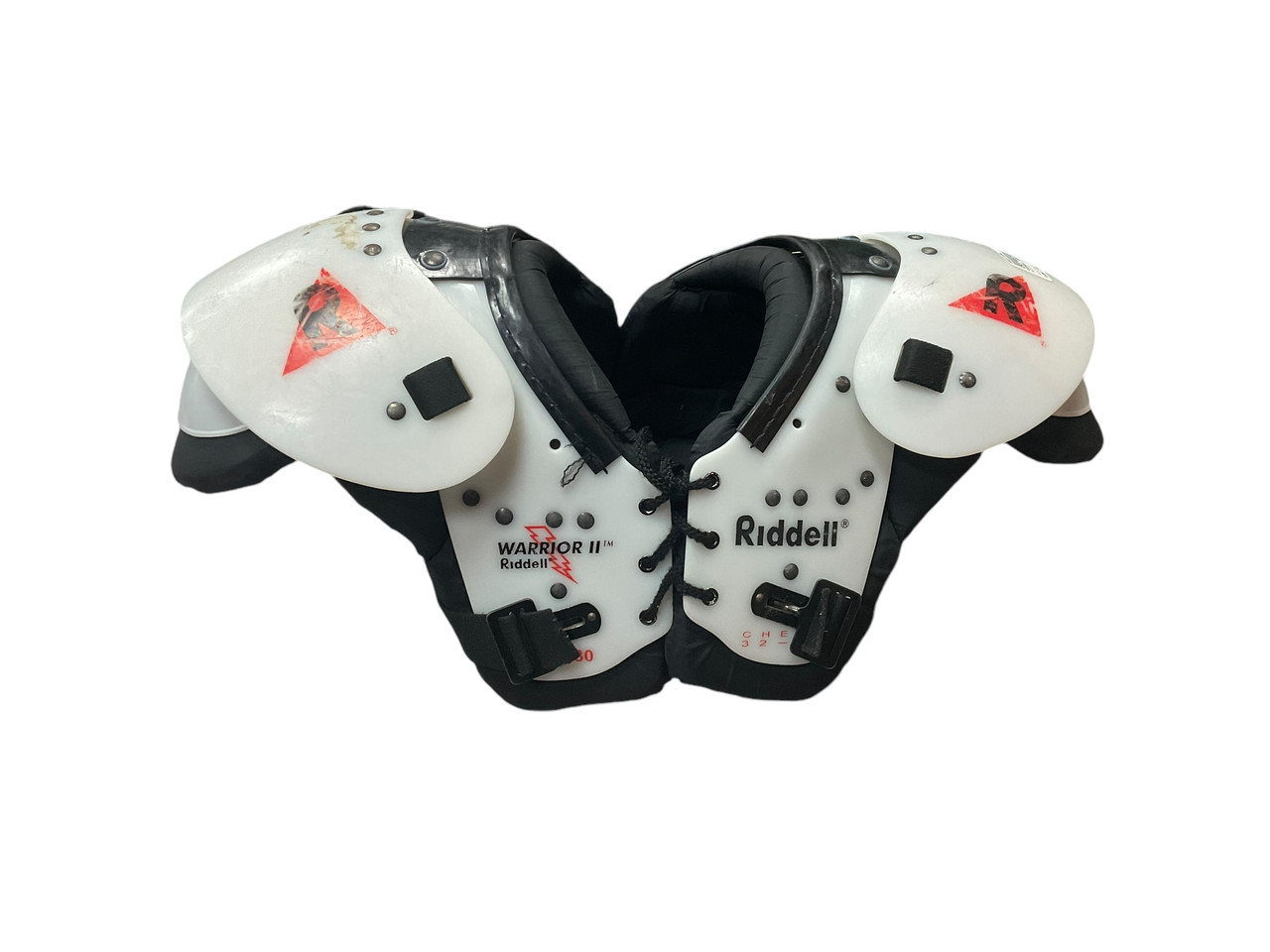 Used RIDDELL WARRIOR II FB SHOULDER PADS
