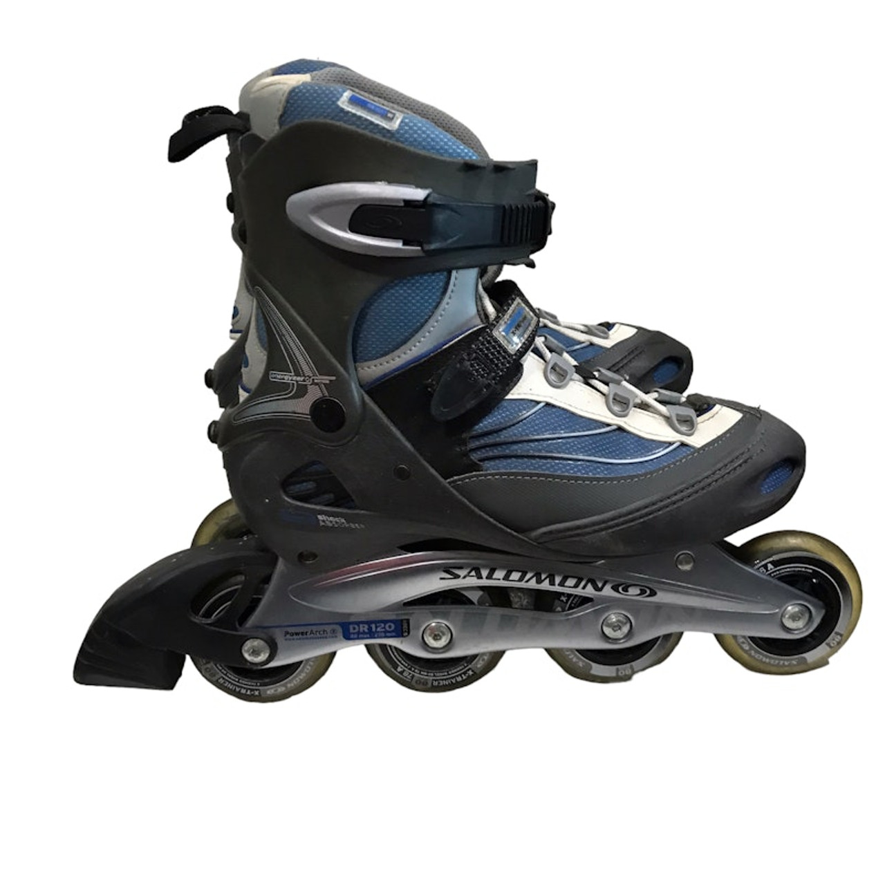 Used Salomon DR 120 Senior 7.5 Inline Skates - Rec and