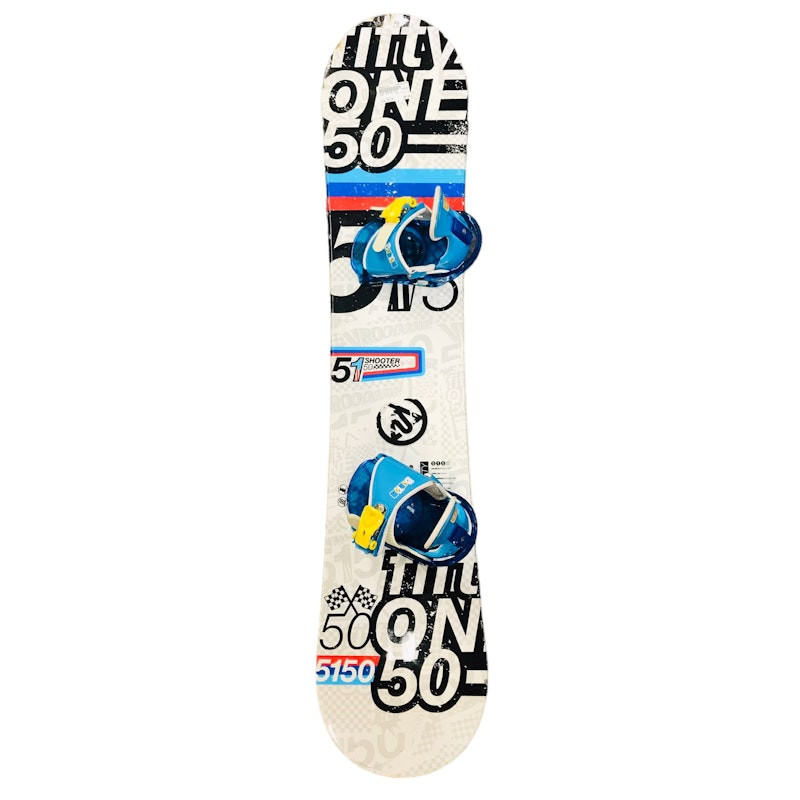 Used 5150 SHOOTER 128 128 cm Boys' Snowboard Combo Boys' Snowboard
