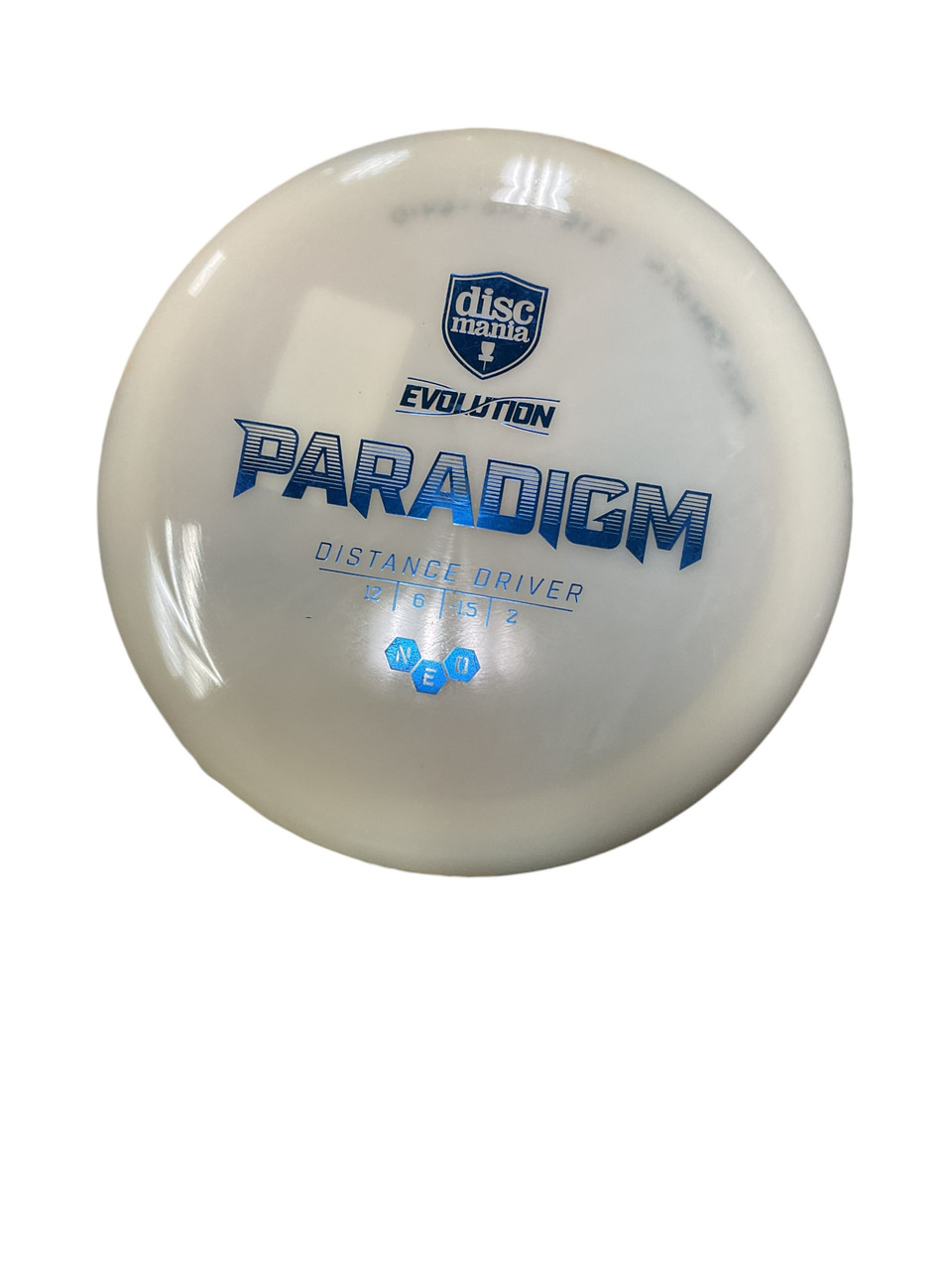 Used Discmania Paradigm Disc Golf Driver White 174g 11733-S000177295