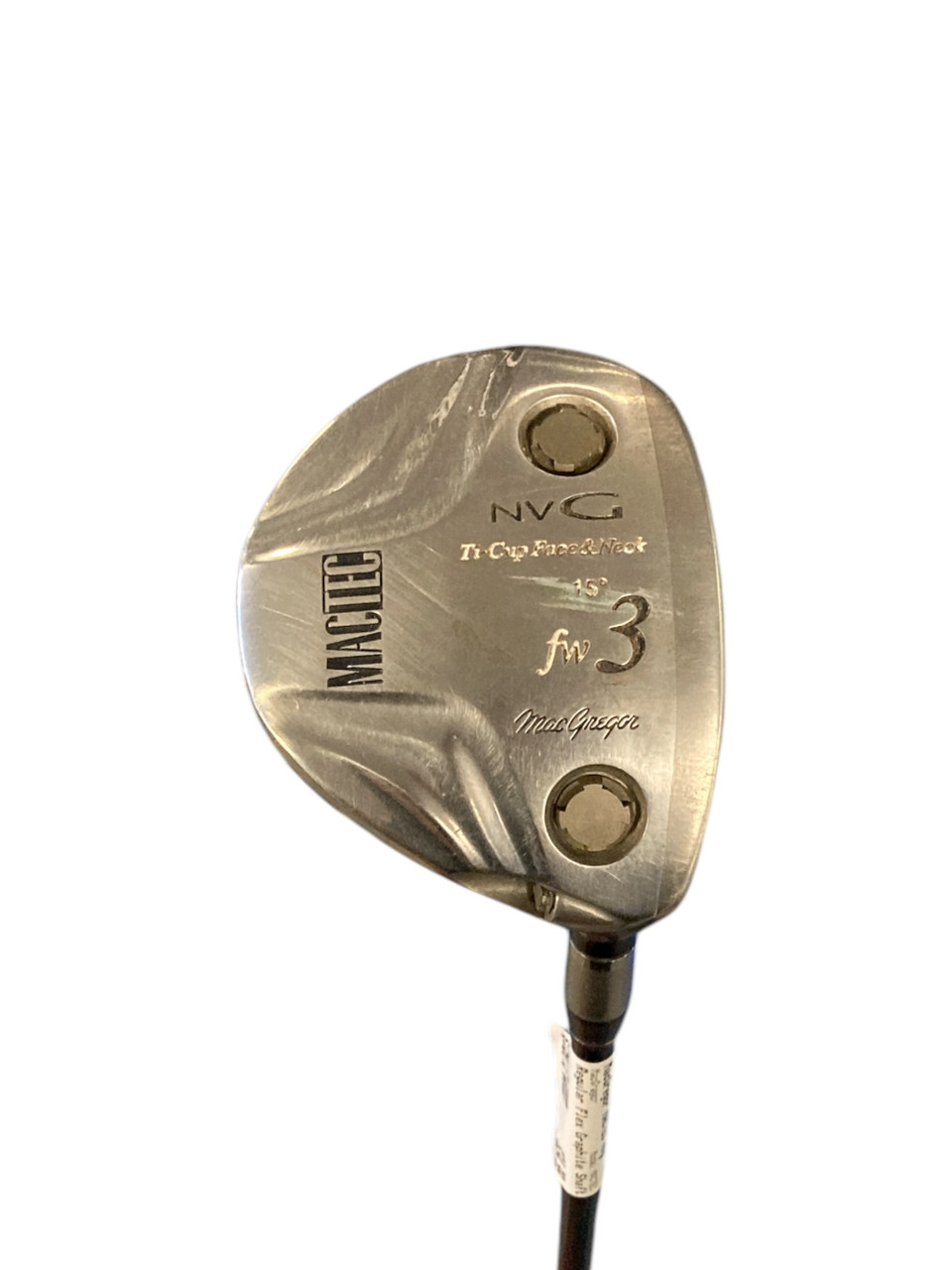 MacGregor MACTEC 3本セット 1W U3 U5 SR Used MacGregor MACTEC 3 Wood Regular Flex Graphite Shaft Fairway