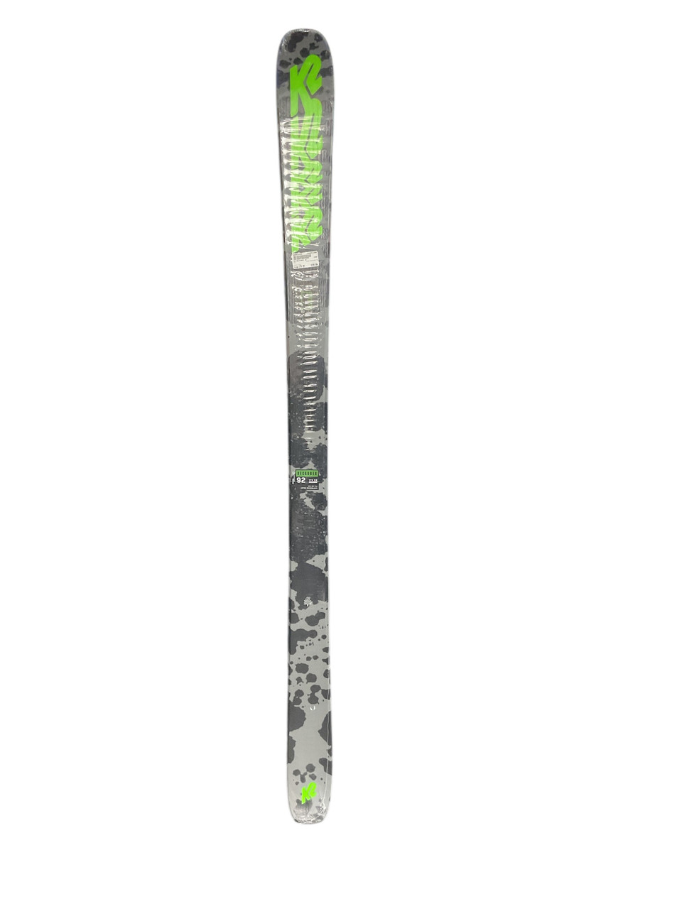 Used K2 RECKONER 92 Mens Skis Only Grey 179 cm
