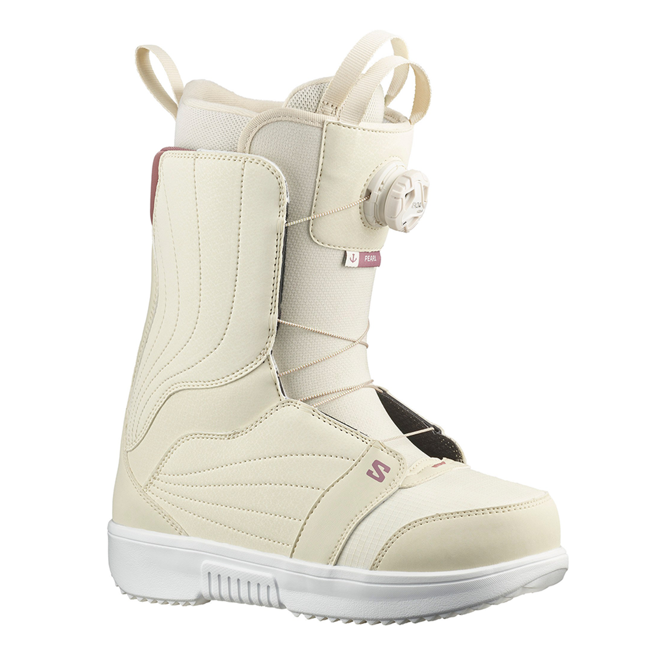 New Salomon Pearl BOA 2025 Snowboard Boots Vanilla- Women's