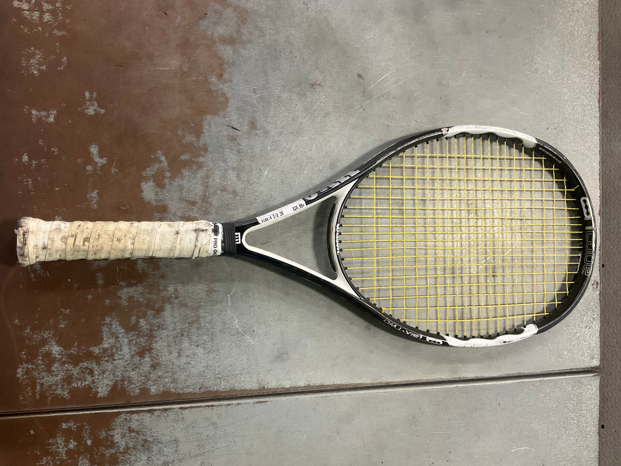 Used Wilson N SIX TWO Adult Tennis Racquet Black 4 5/8