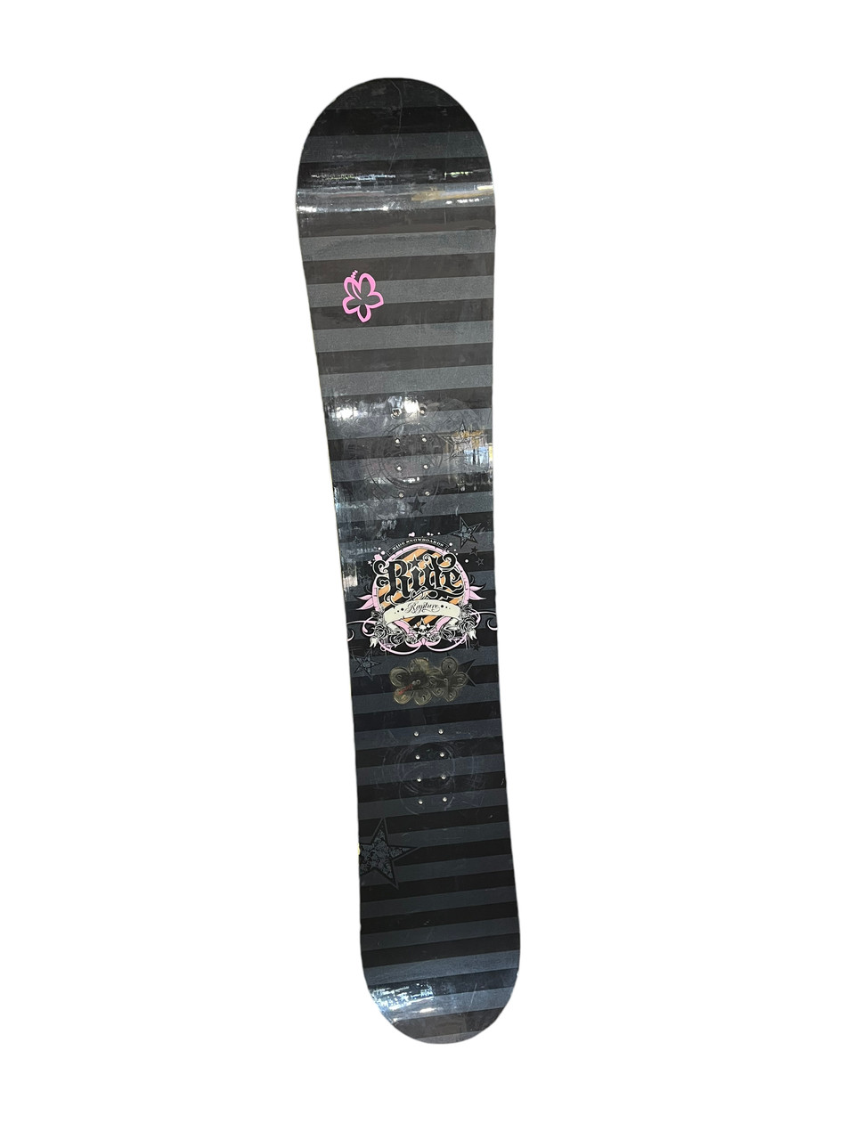 Used Ride RAPTURE Womens Snowboard Only Black 150 cm