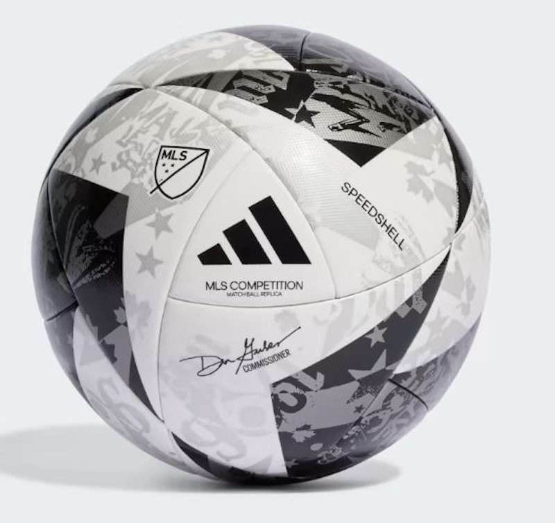 New ADIDAS MLS NFHS BLK WHT 4