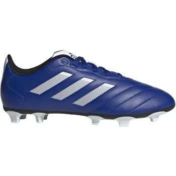 New Adidas GOLETTO VII FG Soccer Cleats White/Black/Royal  display picture 1