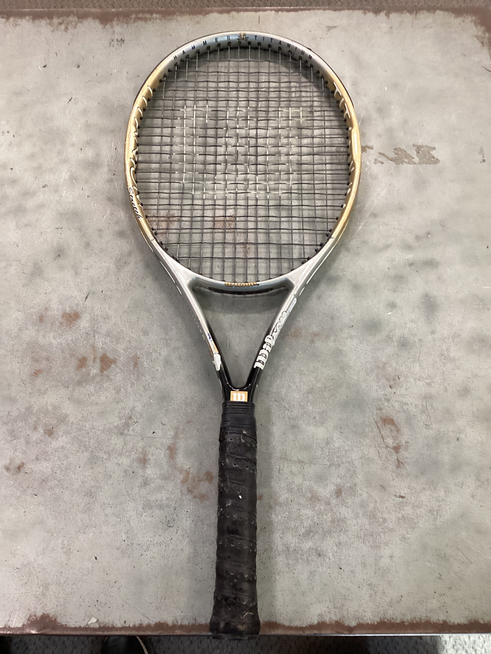 Used Wilson HAMMER 7.0 Adult Tennis Racquet Gold Unknown