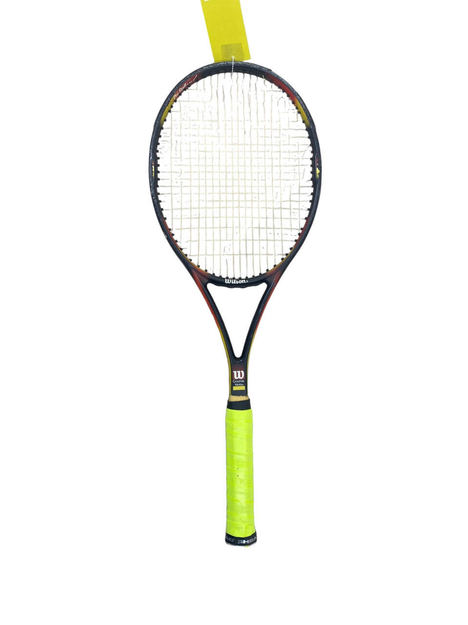Used Wilson PRO STAFF 6.1SI STRETCH Adult Tennis Racquet Black 4 5/8