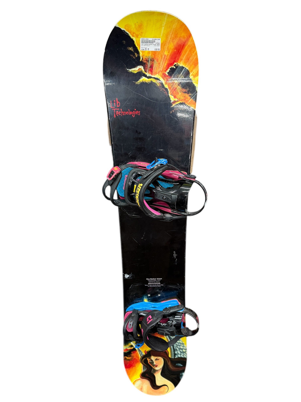 ビンテージ　Lib Technologies Rice Rocket 151 Used Lib Technologies RICE ROCKET Womens Board/Bindings Black 151 cm