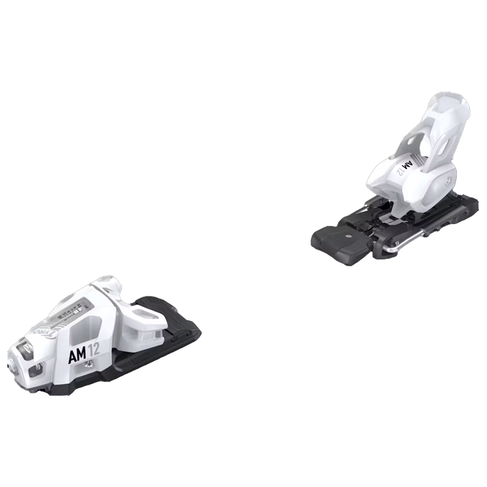 New Tyrolia AM 12 GripWalk Alpine 2025 White Ski Bindings- 95mm