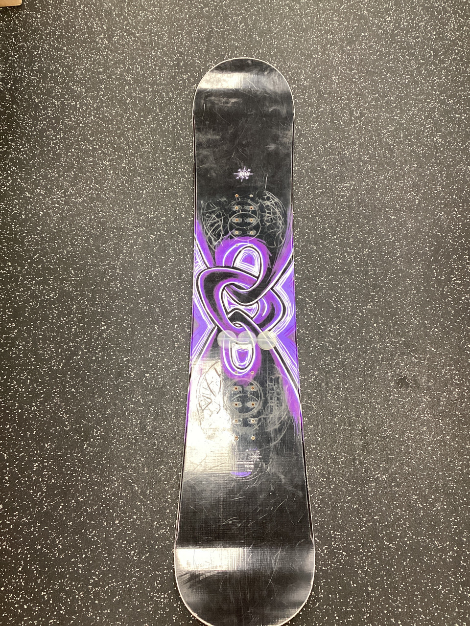Used GNU WIDE CARBON HIGH BEAM Mens Snowboard Only Black 157 cm