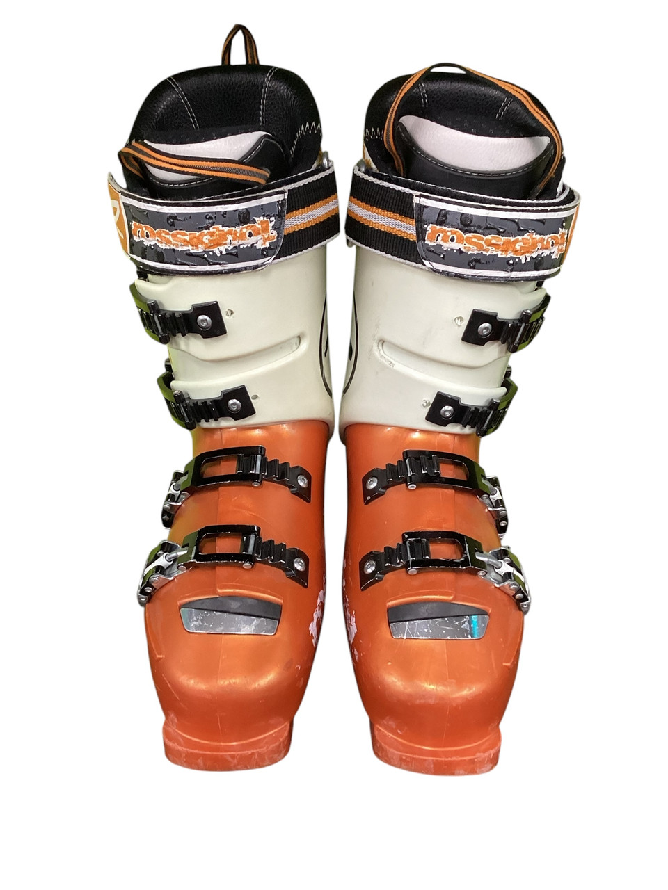 Used Rossignol WORLD CUP 130 Mens DH Ski Boot Orange 260 MP - M08