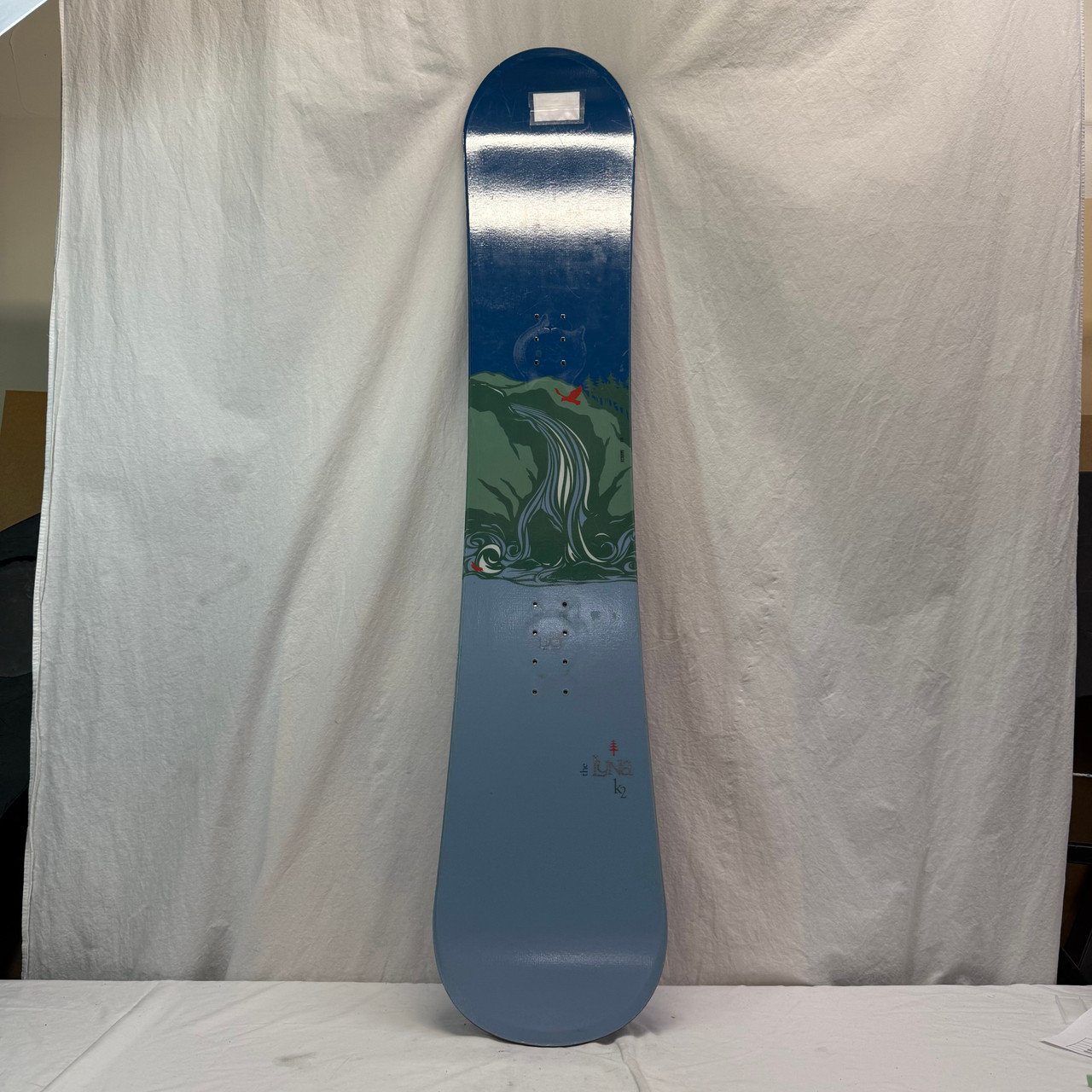 Used K2 LUNA Womens Snowboard Only Royal Blue 151 cm
