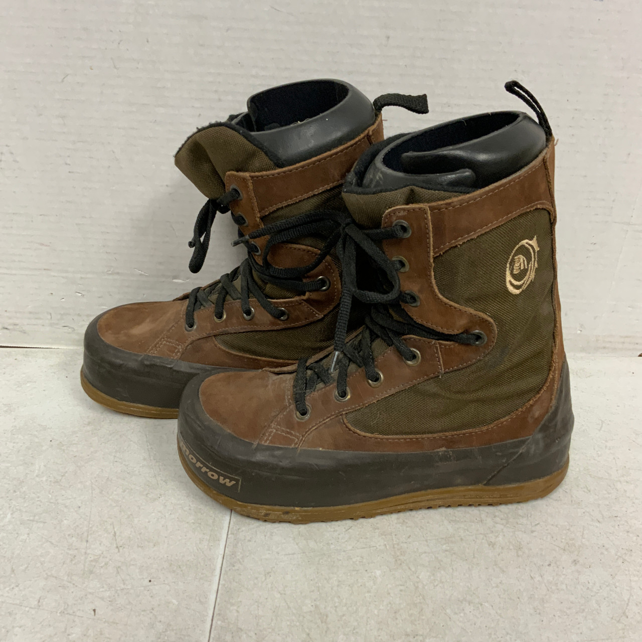Used Morrow Mens Snowboard Boots Brown Senior 8