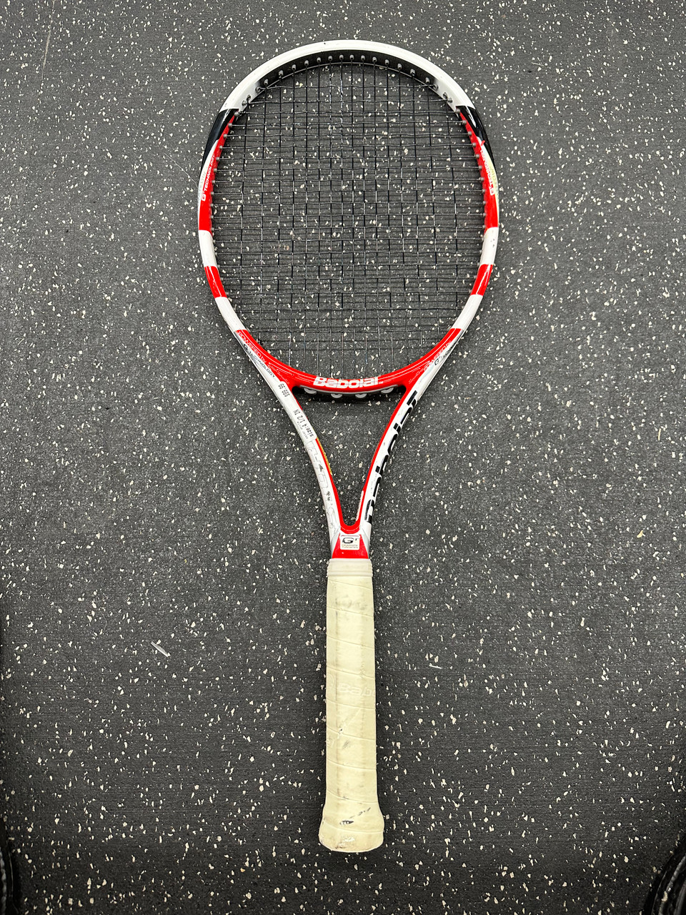 Used Babolat PURE STORM TEAM Adult Tennis Racquet White 4 1/2