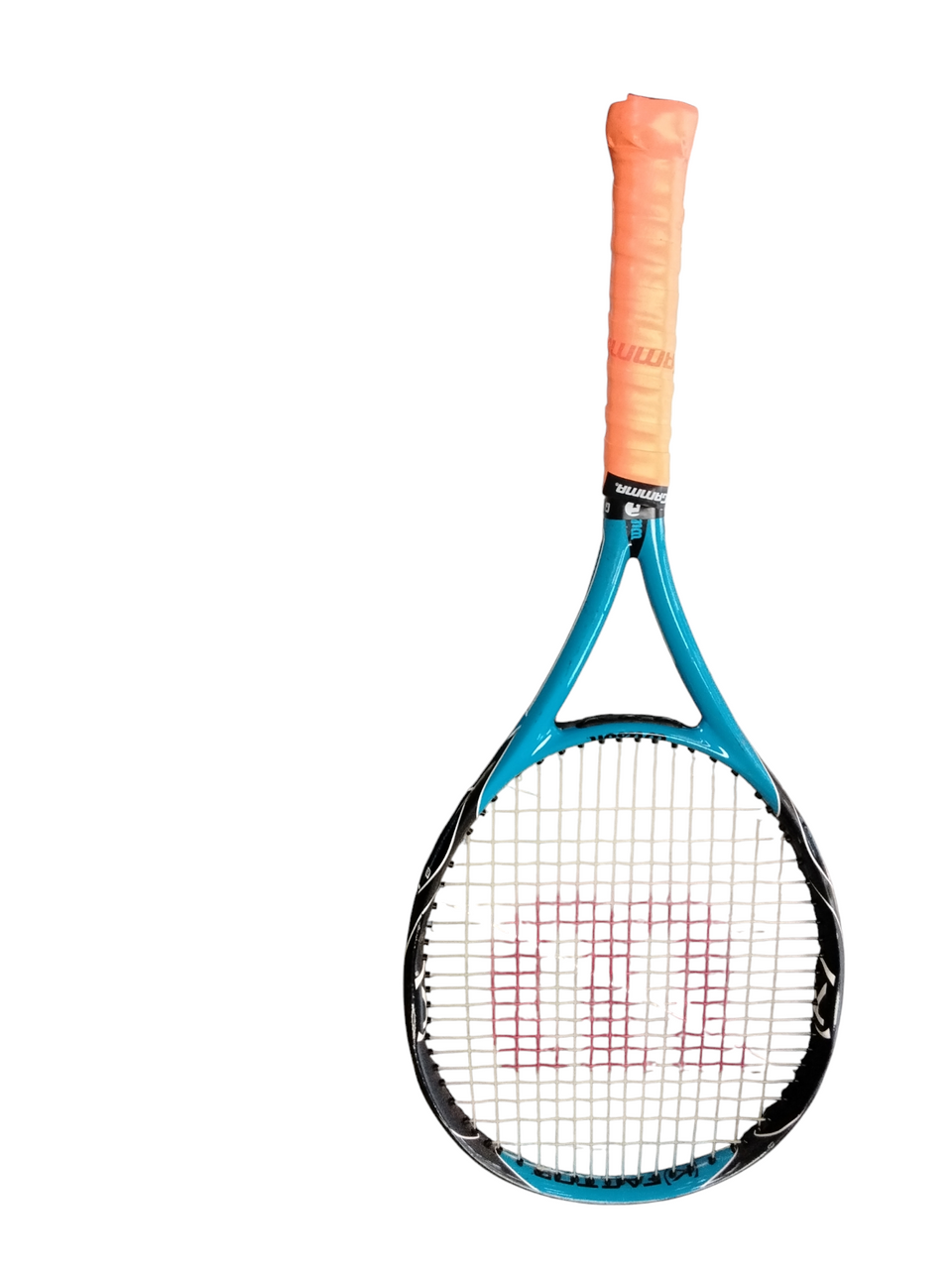 Used Wilson FACTOR KOBRA 26 Adult Tennis Racquet Royal Blue 4