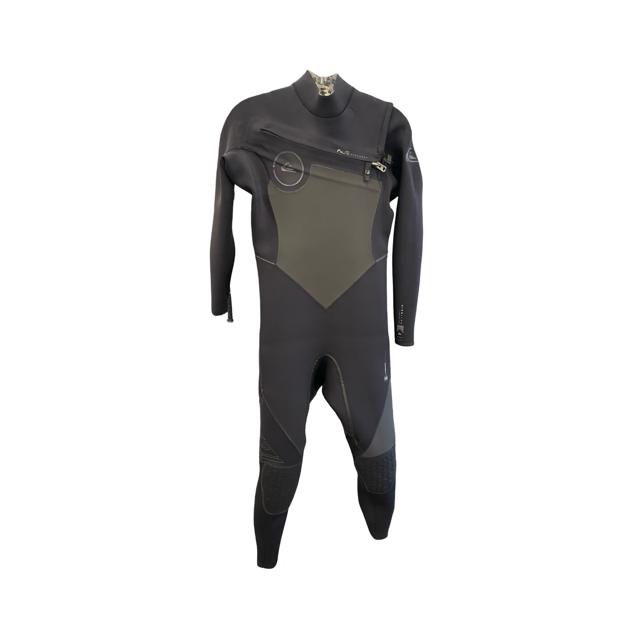 お気にいる Mens 3/2 PERFORMANCE HIGHLINE Quiksilver Used Full MD Black Suit スノーボード