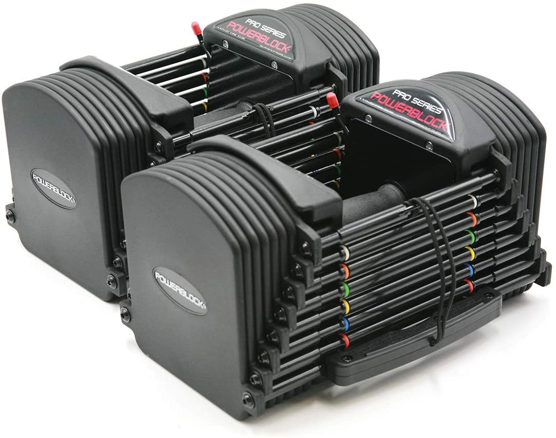 Power Block Pro 50 Adjustable Dumbbells Exercise & Fitness