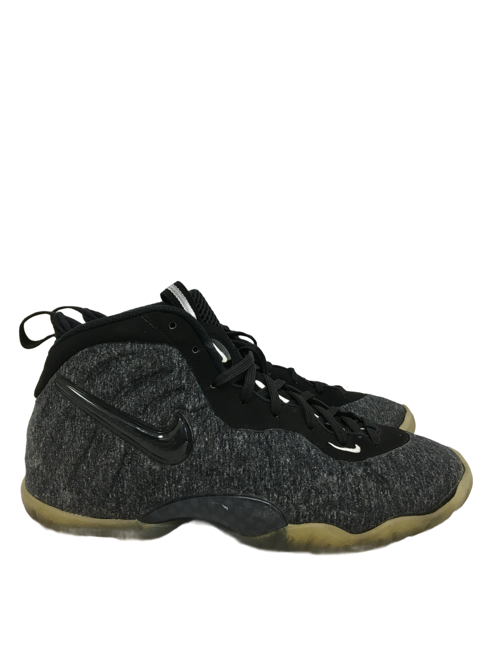 Used Nike FOAMPOSITE Basketball Shoes M Grey Senior 7