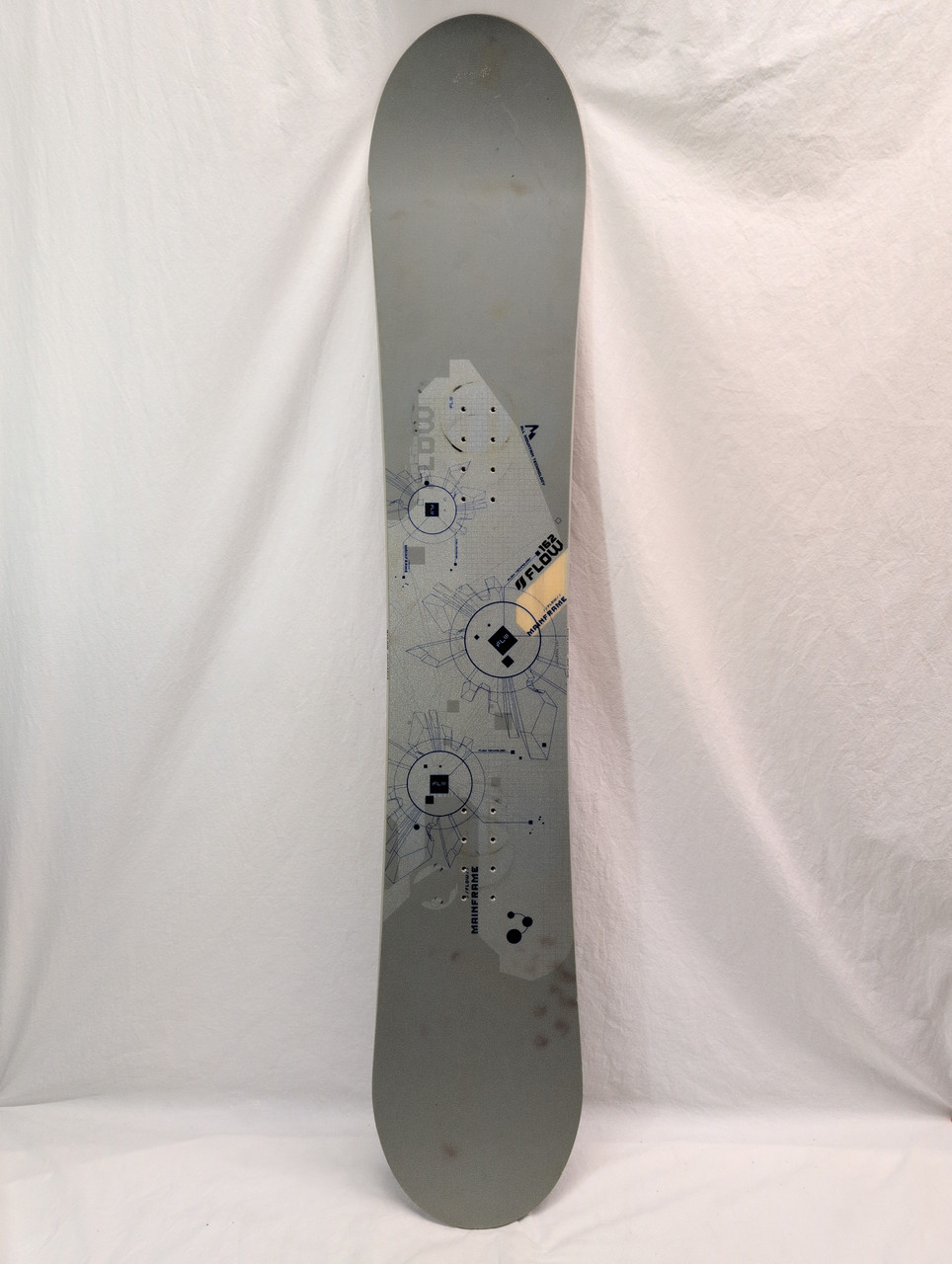 Used Flow MAINFRAME Mens Snowboard Only Black 162 cm