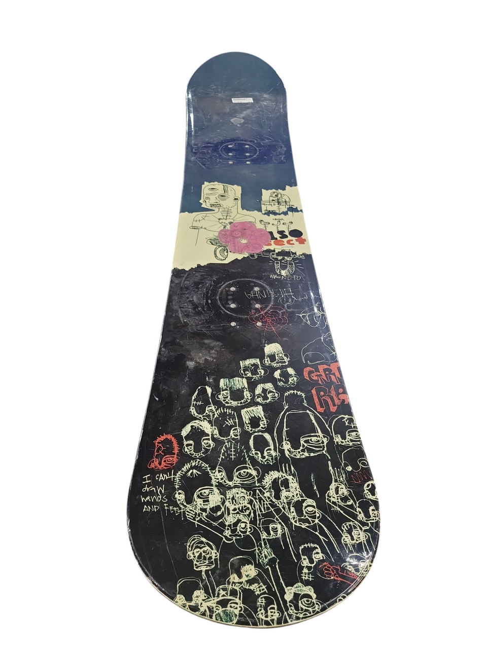 Used 5150 Womens Snowboard Only Royal Blue 155 cm