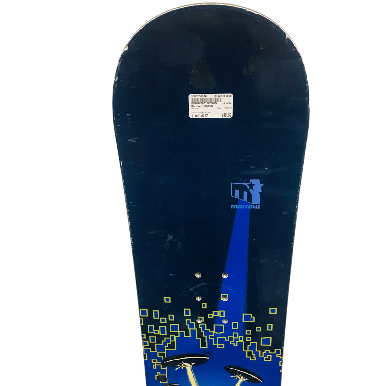 ジュニア 他 138 141 Kissmark RIDE Morrow 23 Used Morrow TROOPER Boys Snowboard Only Royal Blue 128 cm