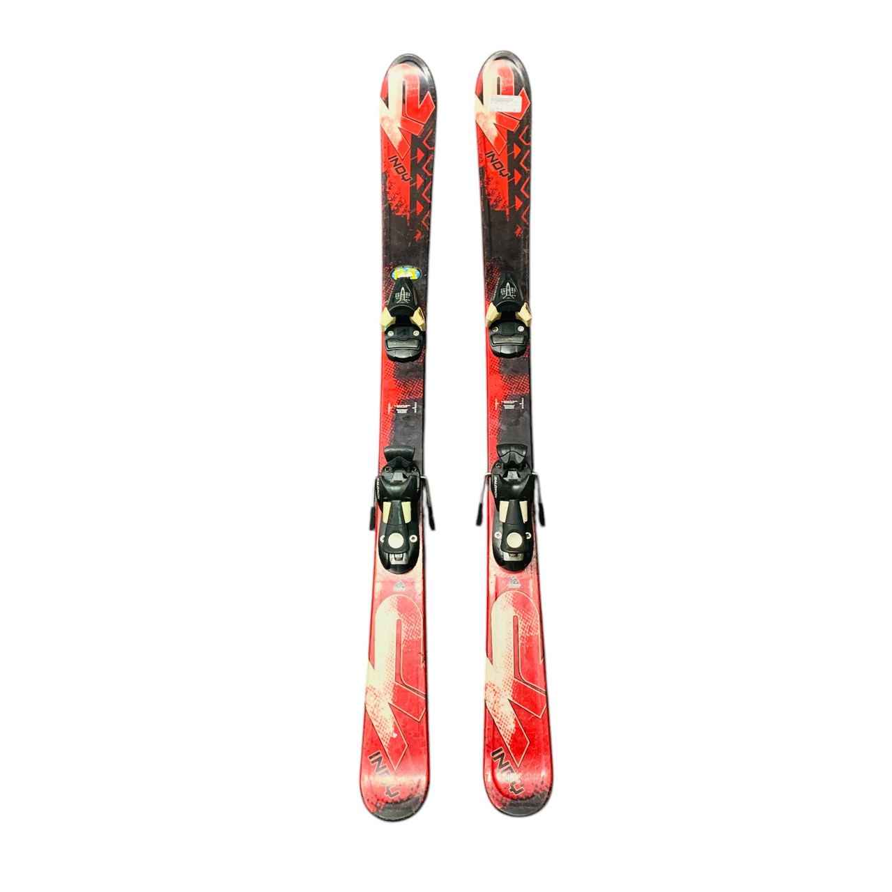 Used K2 INDY 124 CM Boys DH Ski/Binding Red 124 cm