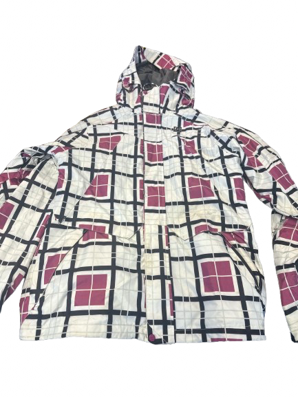 Used DC Shoes Outerwear Heavy Jacket W Purple And White SM 11853-S000116881