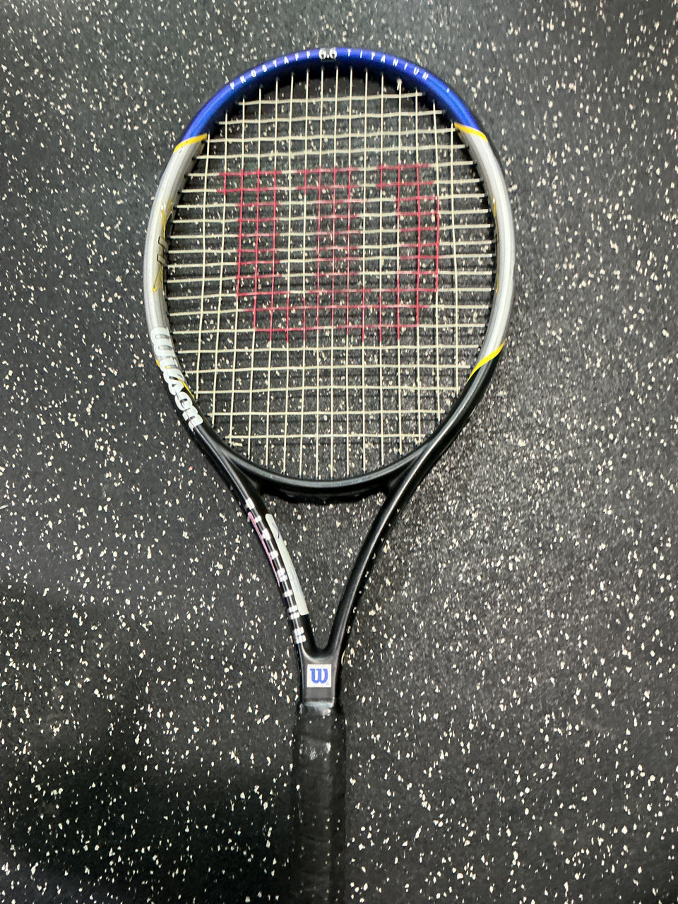 Used Wilson PRO STAFF TITANIUM Adult Tennis Racquet Black 4 3/8