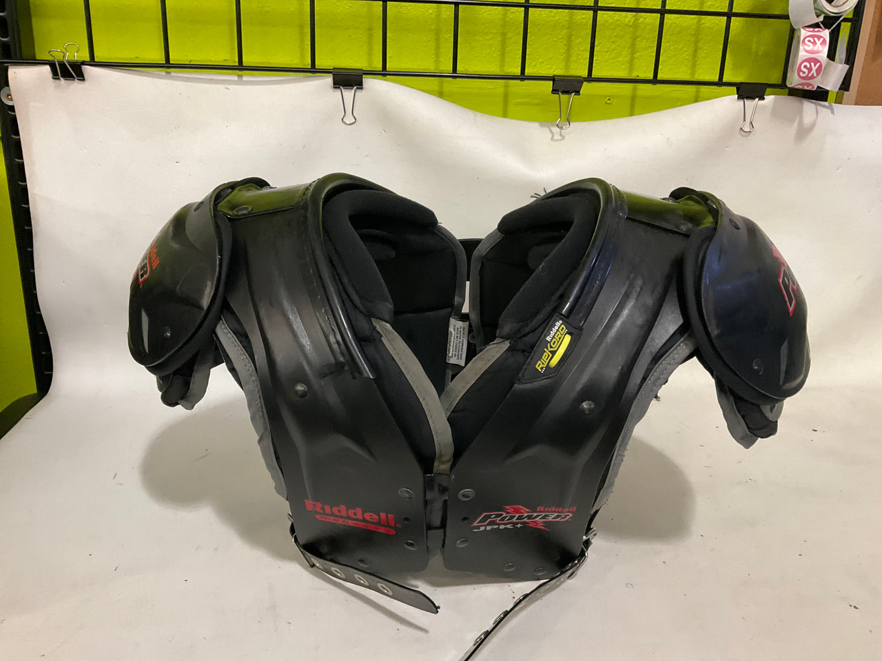 Used Riddell POWER JPK+ FB Shoulder Pads Black XL
