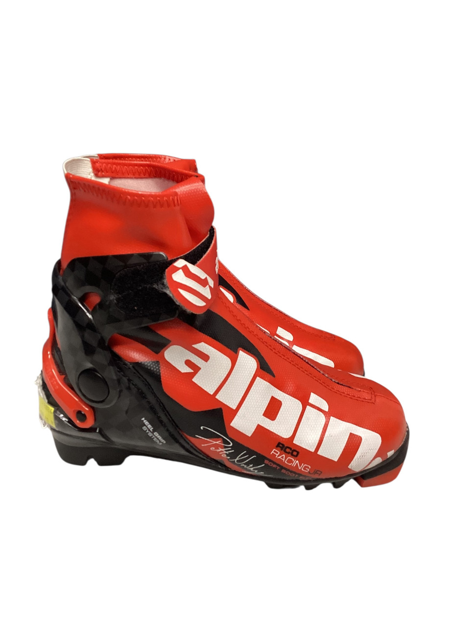 Used Alpina Boys NNN XC Ski Boots Red JR-03