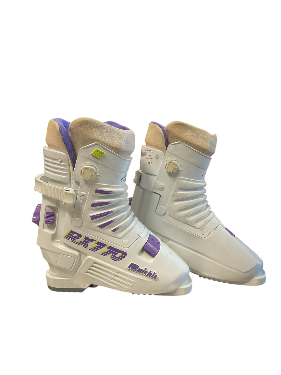 Used Raichle RX770 Womens DH Ski Boot White 290 MP - M11 - W12