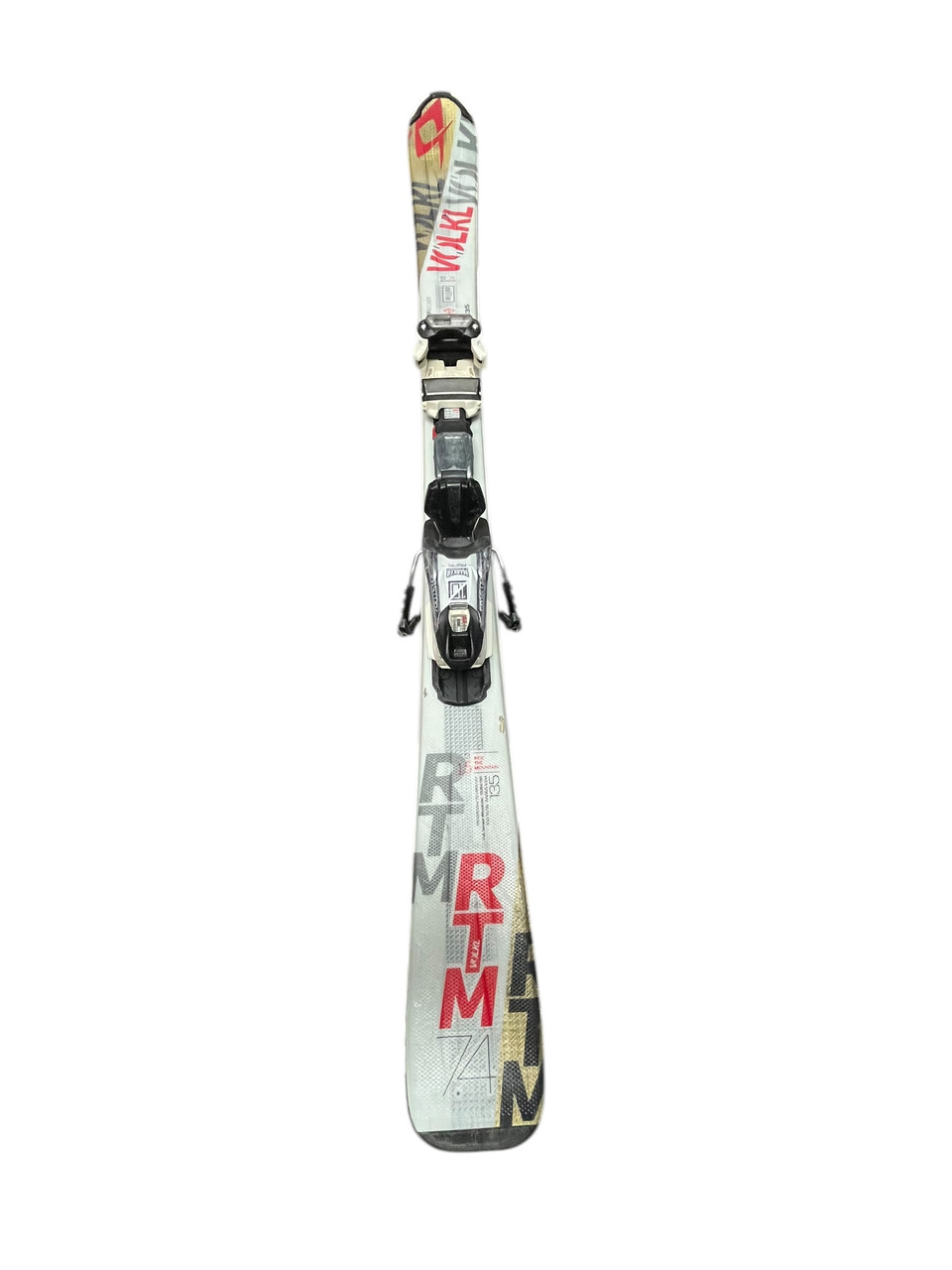 Used Volkl RTM 7.4 135 Mens DH Ski/Binding White 135 cm