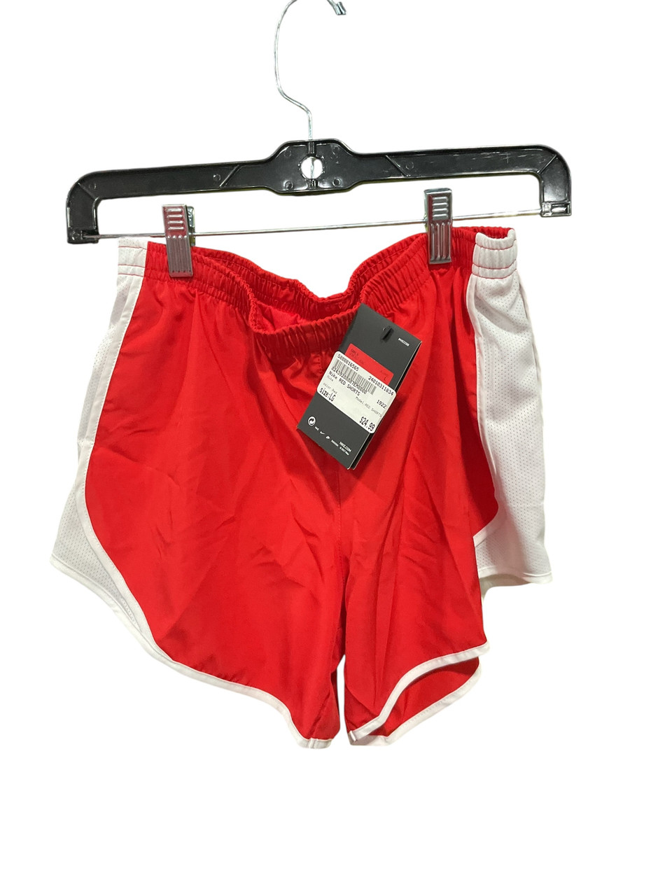 plus size red nike shorts