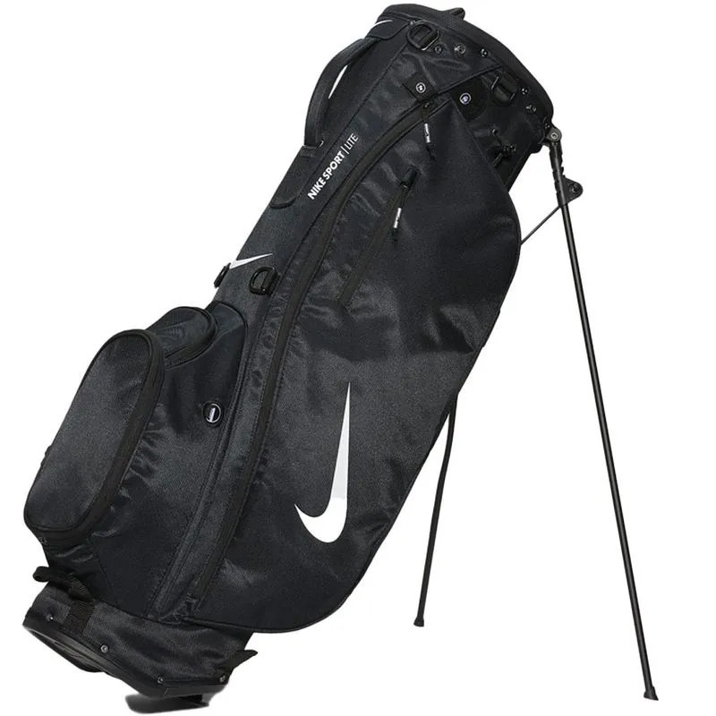 NIKE SPORT LITE キャディバッグ ブラック New NIKE SPORT LITE STAND BAG-BLK/WHT