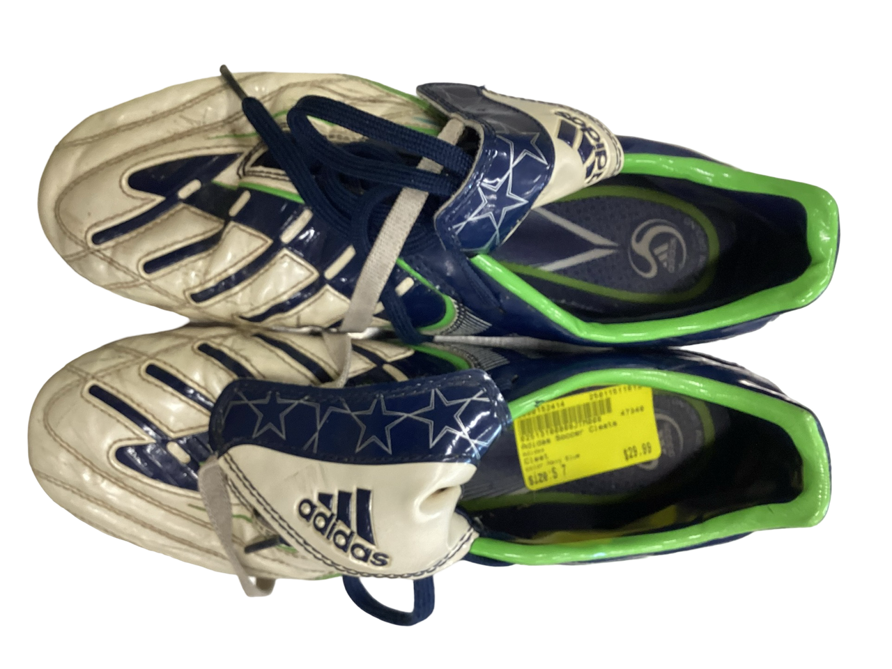 Used Adidas Soccer Cleats Navy Blue Senior 7 display picture 1