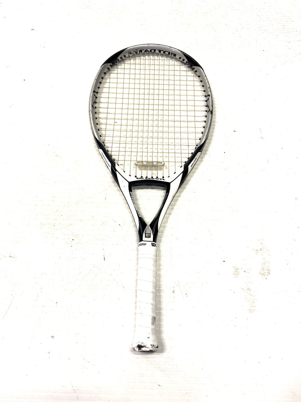 Used Wilson K FACTOR Adult Tennis Racquet Black 4 1/4