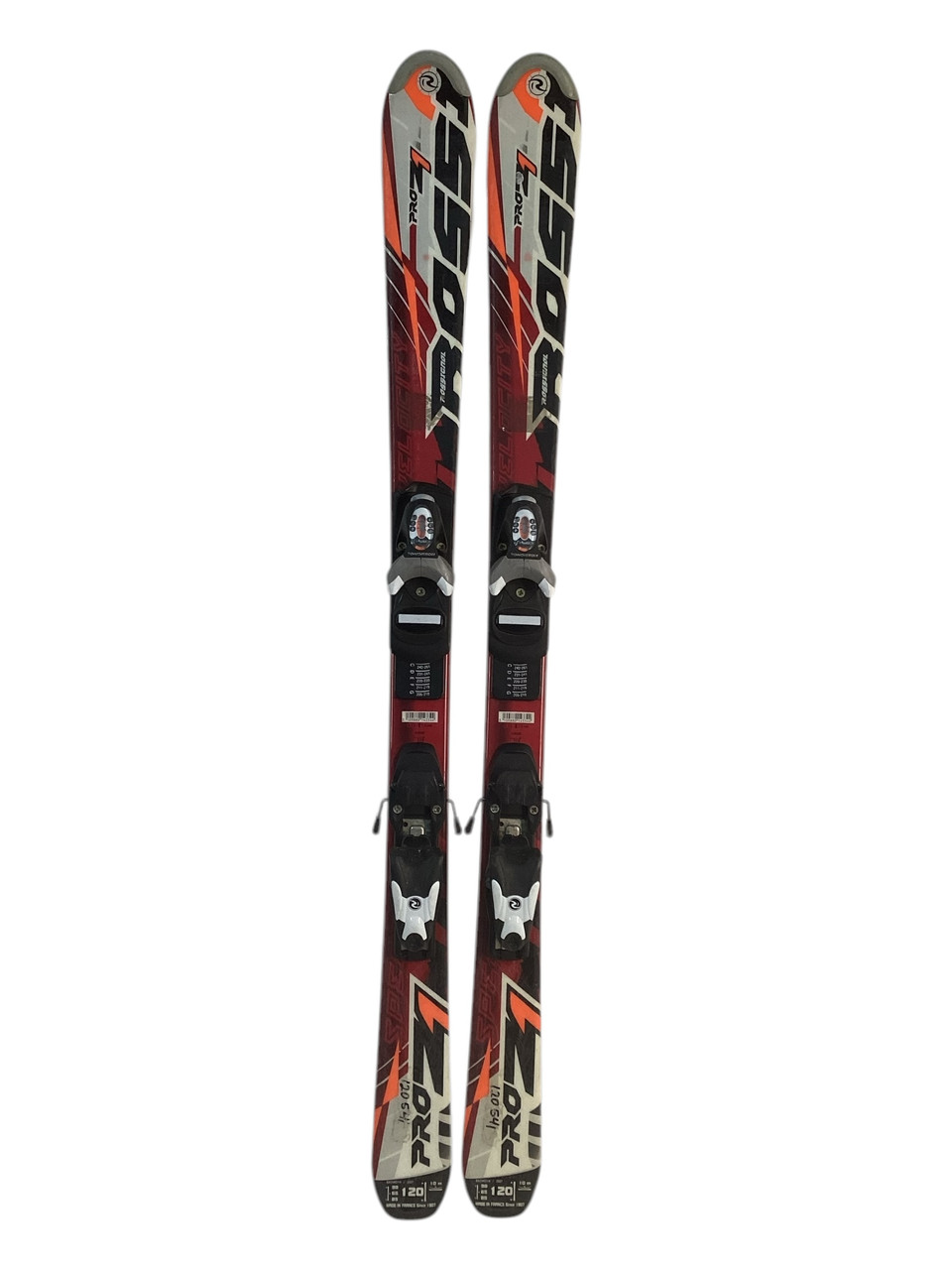 Used Rossignol PRO Z1 Boys DH Ski/Binding Red 120 cm