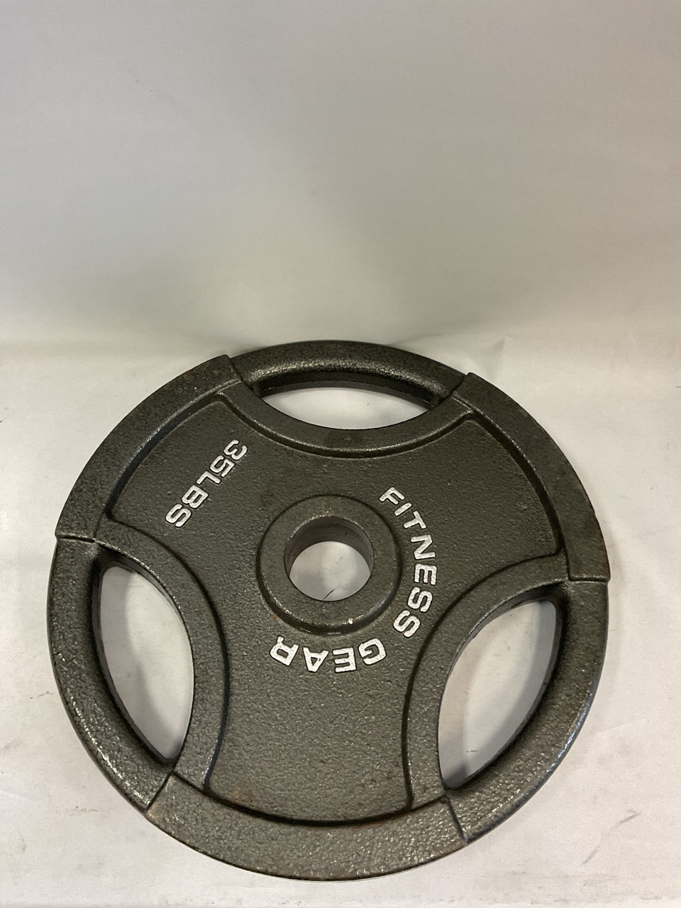 Paire De Plaques De Poids 35 Lb Fitness Gear Olympic Grip - Total 70 Lbs - Occasion