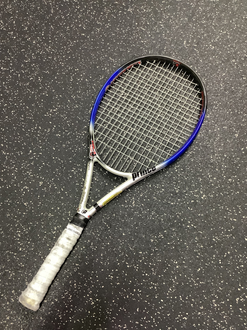 Used Prince SYNERGY ELITE Adult Tennis Racquet Royal Blue Unknown