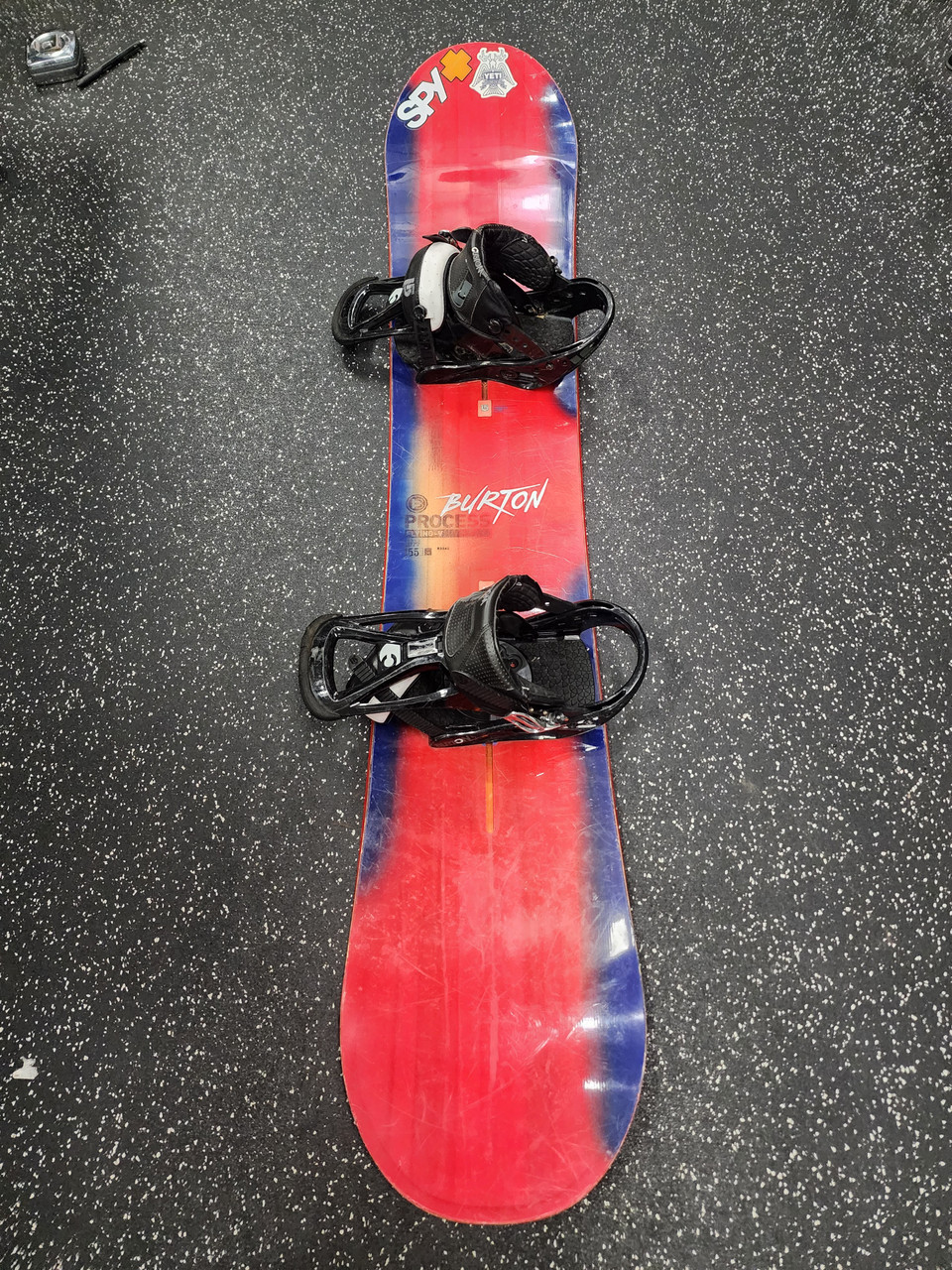 Used Burton PROCESS FLYING V Mens Board/Bindings Red 157 cm
