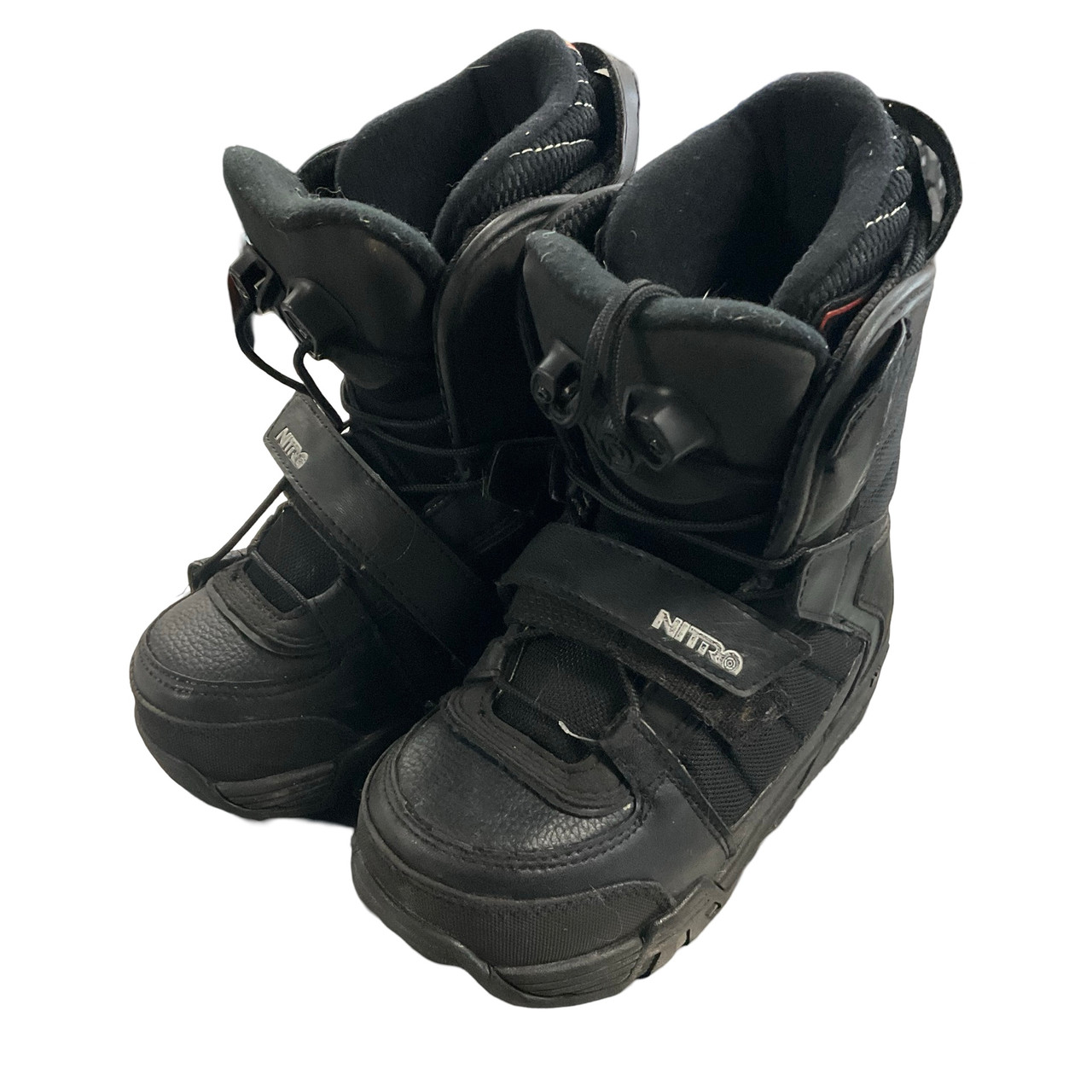 nitro barrage snowboard boots Used Nitro BARRAGE Boys Snowboard Boots Black Junior 04.5 11794-S000254108