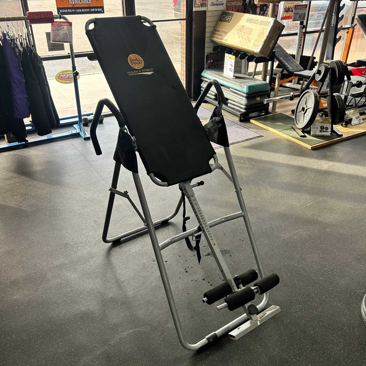 Used BODY POWER Inversion Table Black - Main Image