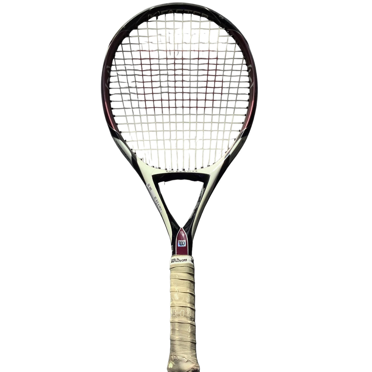 Used Wilson K ZERO Adult Tennis Racquet Black 4 3/8