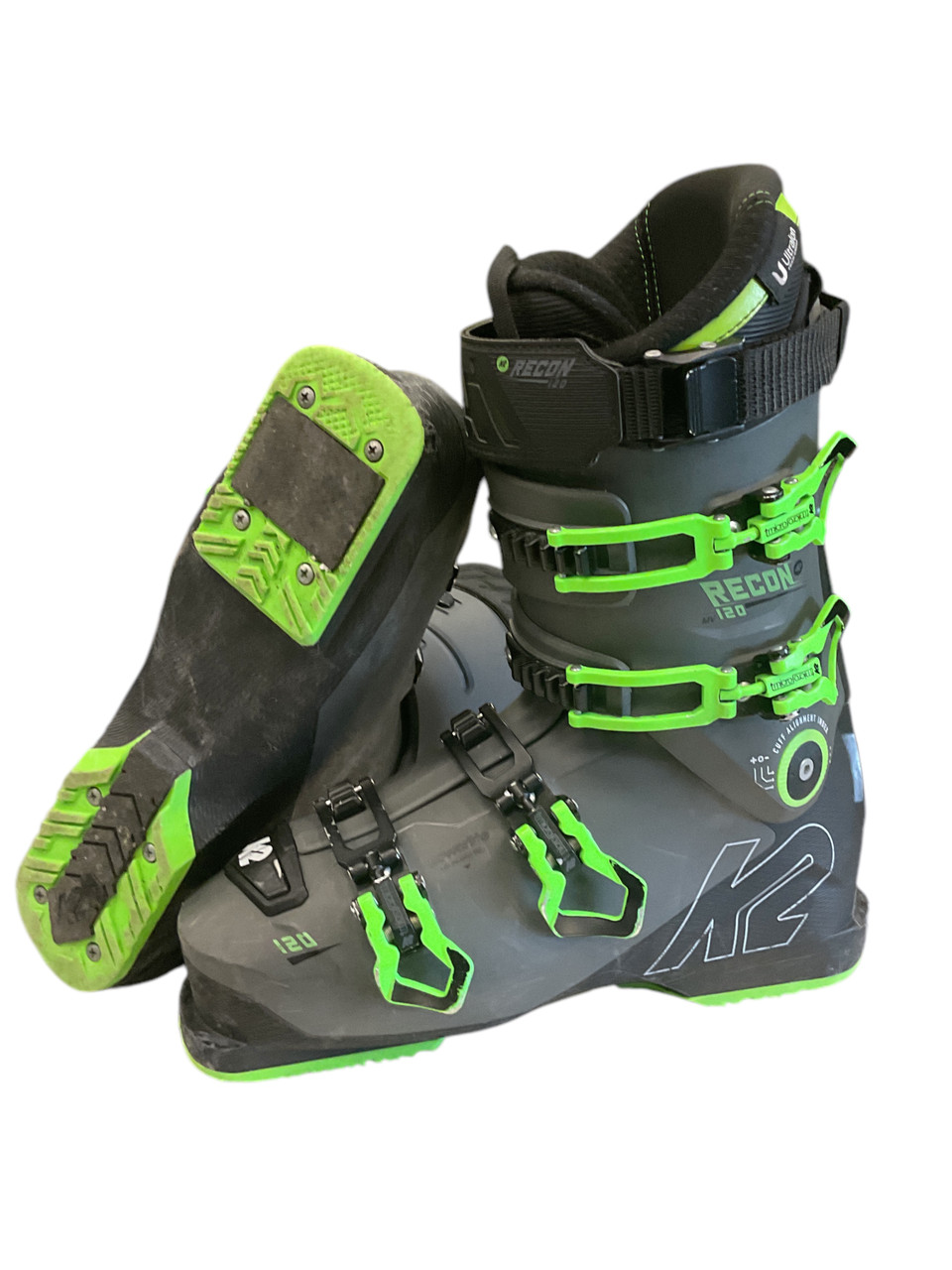 Used K2 RECON 120 Mens DH Ski Boot Grey 275 MP - M09.5 - W10.5