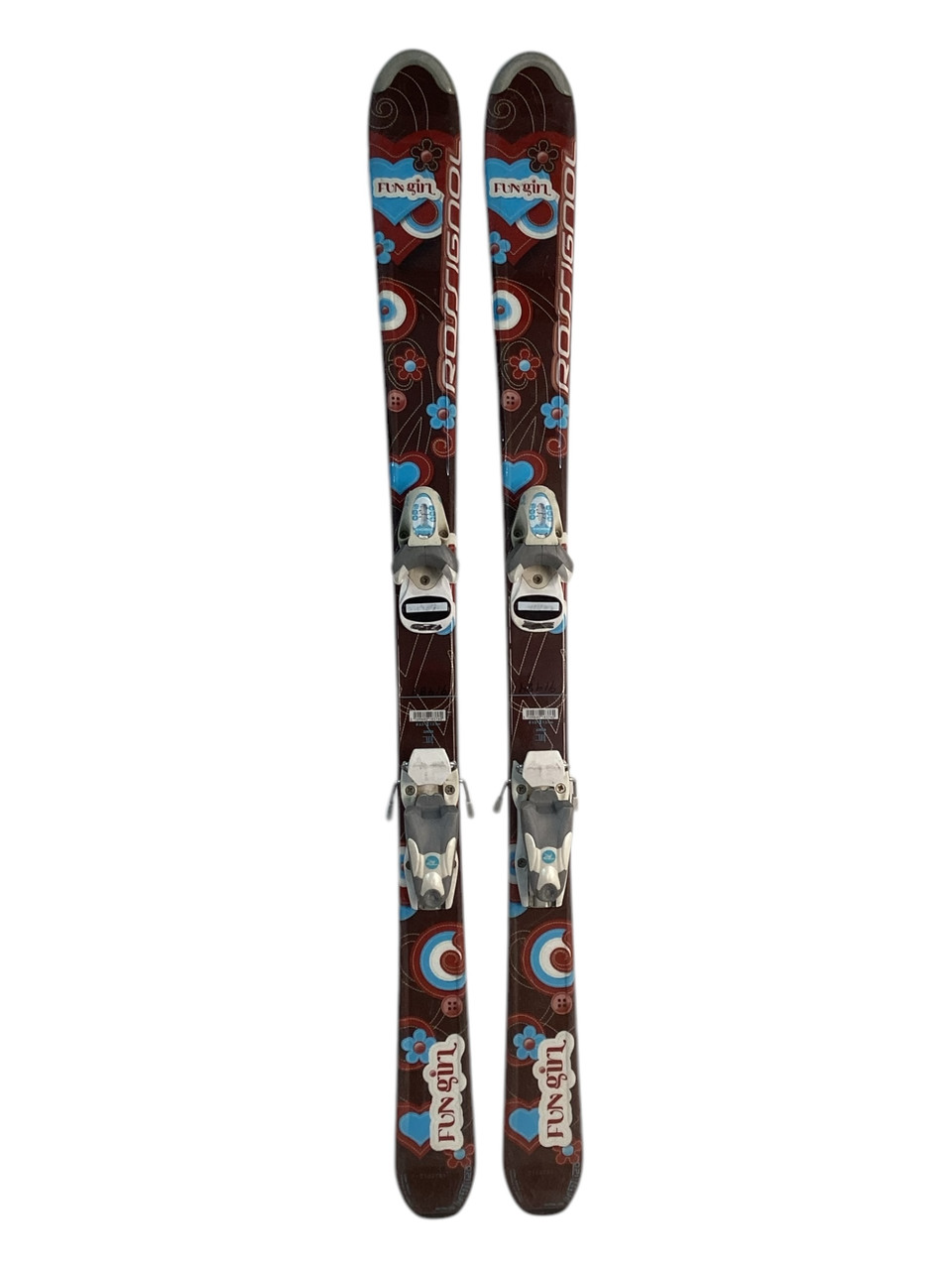 Used Rossignol FUNGIRL Girls DH Ski/Binding Brown 120 cm