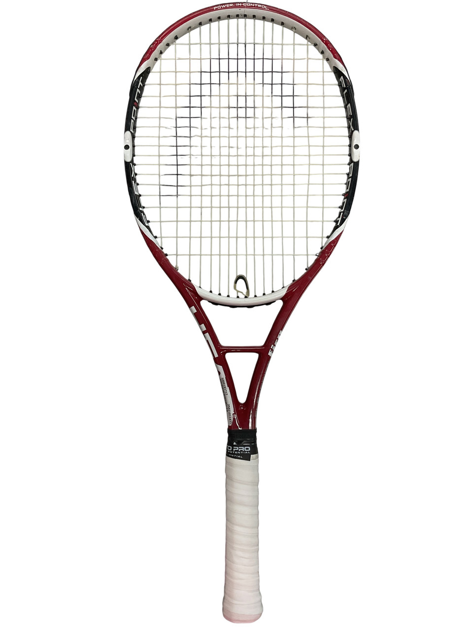 Used Head FLEXPOINT FIRE Adult Tennis Racquet Red Unknown