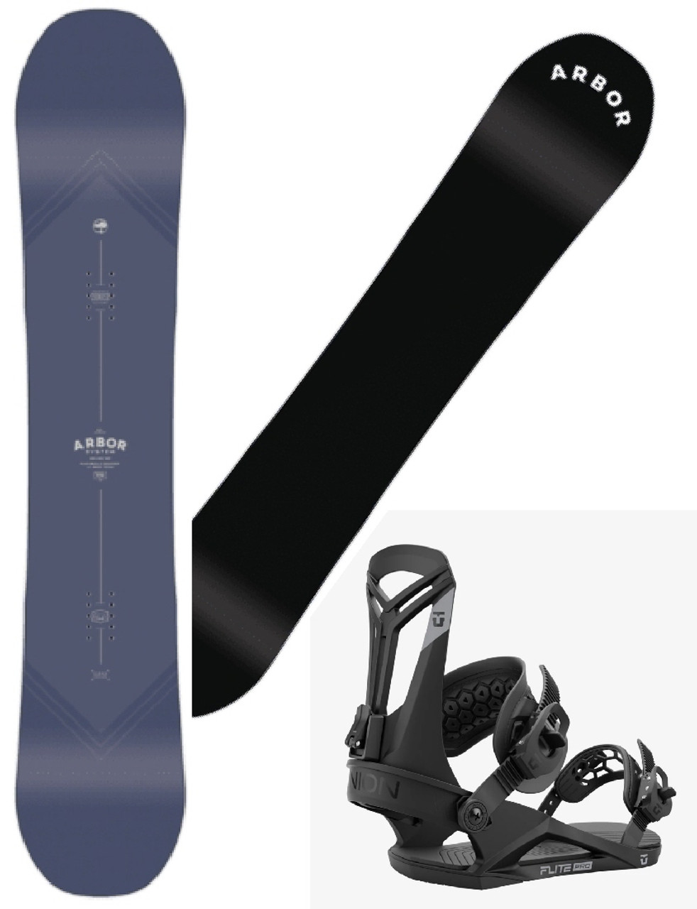 ARBOR WESTMARK 156cm × UNION FLITE/PRO M New ARBOR 24 SYSTEM R 156cm MID-WIDE W/ UNION FLITE PRO BINDINGS